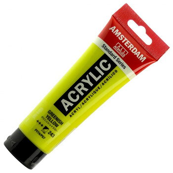 ターレンス アムステルダムアクリリックカラー120ml 243 グリーニッシュイエロー 485774【お寄せ品、返品キャンセル不可。欠品終売時連絡あり】