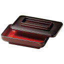 福井クラフト ミニうなぎ平 溜(内朱)(蓋親)* 41010010【お寄せ品、返品キャンセル不可。欠品終売時連絡あり】