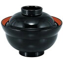 福井クラフト TA4.6寸かがみ椀 黒内朱 32015850【お寄せ品、返品キャンセル不可。欠品終売時連絡あり】