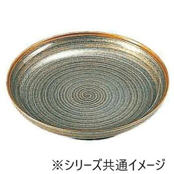 樂天商城 - 福井クラフト 8寸冠皿 金駒筋グレーパール 53290110【お寄せ品、返品キャンセル不可。欠品終売時連絡あり】