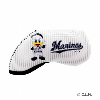 【メール便】 ホクシン交易 千葉ロッテマリーンズヘッドカバー IR用 単品タイプ OHC0050【お寄せ品、返..