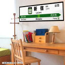 ウォールステッカー 壁ペタっ駅名標 山手線内回り JY4517 新宿【お寄せ品、返品キャンセル不可。欠品終売時連絡あり】