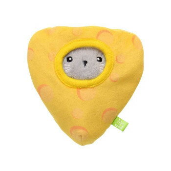 ※代引き不可 同梱不可※北海道、沖縄、離島送料は別途お見積り。※手配完了後は、ご注文キャンセルを承る事が出来ません。指定日可能の表示以外の商品はご指定日不可です。メーカーより取り寄せ商品のため、在庫状況によっては欠品・廃盤の可能性があります。あらかじめご了承ください。手のひらサイズのキュートなネズミさんを、チーズの形をした本体から出し入れできるおもちゃです。柔らかいおもちゃが大好きなワンちゃんにおすすめです。ぬいぐるみと本体はゴムで繋がっています。本体にはカサカサ鳴る素材、ぬいぐるみにはスクウィーカーが入っていて、音でも楽しめるおもちゃになっています。おやつを隠すこともできるので、いろいろな遊び方ができます。【注意事項】※本製品は犬用おもちゃです。本来の用途以外には使用しないでください。※誤飲やいたずらを防ぐため飼い主様の目の届く場所で使用し、壊れかけた場合は直ちに使用を中止し新しいものに交換してください。※飲み込んでも害のない素材を使用していますが、万一誤飲した時は獣医師に相談してください。※おもちゃを投げて遊ぶときは、周囲の安全を十分に確認してください。※幼児やペットの手の届かない場所に保管してください。サイズ11×4×12.5cm個装サイズ：11×4.1×12.5cm重量34g個装重量：42g素材・材質ポリエステル、プラスチック、ゴム生産国中国・広告文責（有限会社パルス・048-551-7965）fk094igrjs