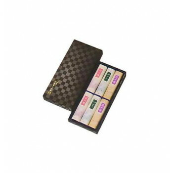 奥野晴明堂 花の旅（アソート）・ 短寸6箱入紙箱(黒)【お寄せ品、返品キャンセル不可。欠品終売時連絡あり】