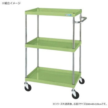 Rakuten - 【直送品】サカエ CSパールワゴン中量タイプ グリーン CSP-60123NU【お寄せ品、返品キャンセル不可。欠品終売時連絡あり】