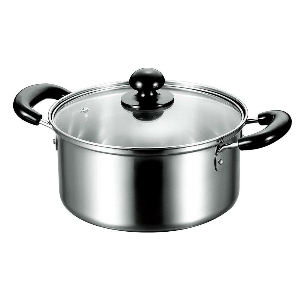【直送品】Clair(クレール) 両手鍋 22cm CLP-22W【お寄せ品、返品キャンセル不可。欠品終売時連絡あり】