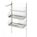 【直送品】バスケットが外せる 突っ張り水切り 1305037【お寄せ品、返品キャンセル不可。欠品終売時連絡あり】