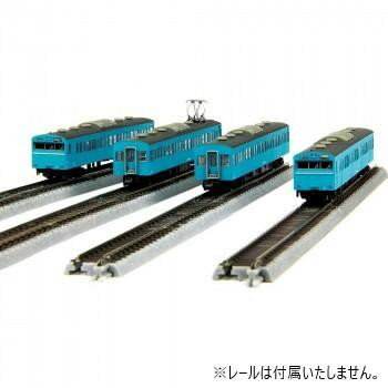 国鉄103系 スカイブルー 京浜東北線タイプ 基本4両セット T022-1【お寄せ品、返品キャンセル不可。欠品終売時連絡あり】