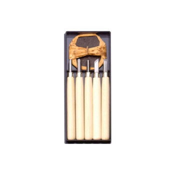 【メール便】 マルイチ彫刻刀　プラケース入　5本組 R-5【お寄せ品、返品キャンセル不可。欠品終売時連..