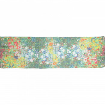 【メール便】 名画モザイクアートシリーズ ～ストール～ クリムト「フラワーガーデン」 AM-01706【お寄せ品、返品キャンセル不可。欠品終売時連絡あり】