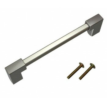 【メール便】 アイワ　AP-462C　キューブハンドル　120mm　クローム　1個入　113228【お寄せ品、返品キ..