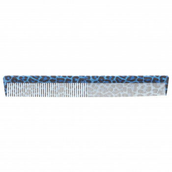 Brushes, Combs - 【メール便】 アートデルリン レオパード テーツコームL ブルー (0020304)【お寄せ品、返品キャンセル不可。欠品終売時連絡あり】