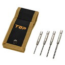 【メール便】 トップ工業(TOP) 電動ドリル用 六角シャンク鉄工ドリル 4本セット ETD-2035DKS【お寄せ品、返品キャンセル不可。欠品終売時連絡あり】