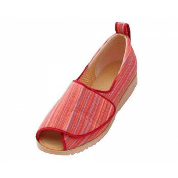 オープン和(なごみ) 1026 L 赤(縞) 309462 W1126【お寄せ品、返品キャンセル不可。欠品終売時連絡あり】