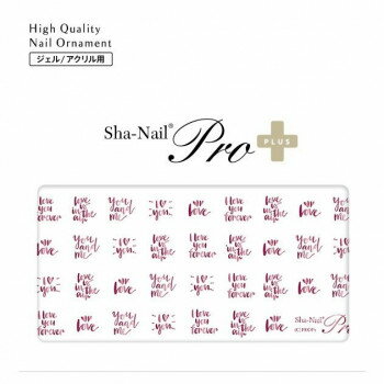 【メール便】 Sha-Nail Pro PLUS 写ネイル ネイルシール Script Font PinkGold/スクリプトフォント ピンクゴールド SC-PPG【お寄せ品、返品キャンセル不可。欠品終売時連絡あり】