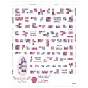 【メール便】 Sha-Nail More 写ネイル ネイルシール Pixel vivid/ピクセル ヴィヴィット MASPX-001【お寄せ品、返品キャンセル不可。欠品終売時連絡あり】