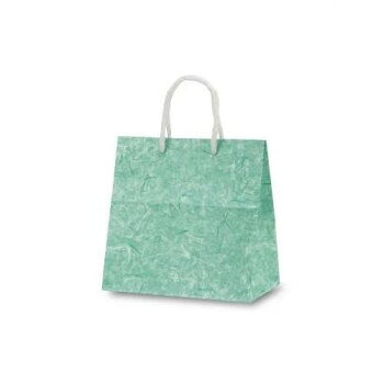 PP紐手提袋 T-ミニ 彩流(緑) 1641 50枚【お寄せ品、返品キャンセル不可。欠品終売時連絡あり】