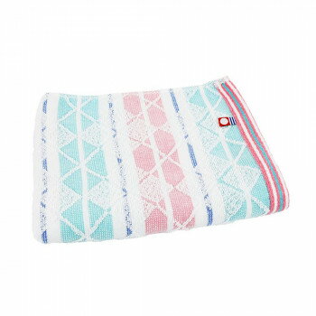 今治タオルブランドカレイドチェックフェイスタオル ブルー×ピンク YK-234BP【お寄せ品、返品キャンセ..