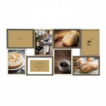 ラドンナ フォトフレーム 写真立て インテリアフレーム ブラウン DF95-80【お寄せ品、返品キャンセル不可。欠品終売時連絡あり】