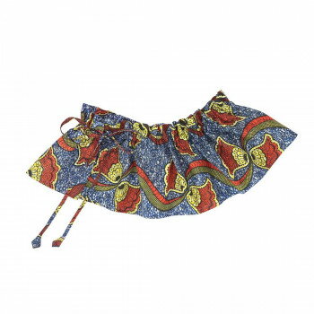 マルチフリル アフリカン ブルー×イエロー 11725299034【お寄せ品、返品キャンセル不可。欠品終売時連絡あり】