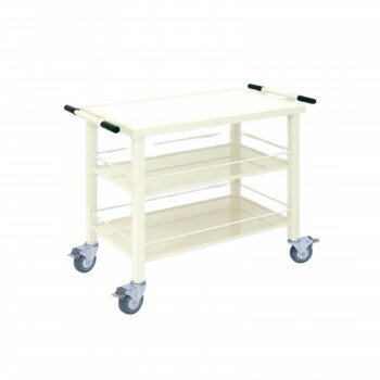 【直送品】高田ベッド製作所 回診SKカート キャスター付き TB-854【お寄せ品、返品キャンセル不可。欠品終売時連絡あり】