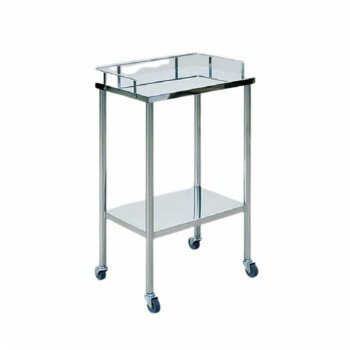 【直送品】高田ベッド製作所 ステンレス器械卓子(ステンレス製ワゴン) キャスター付き TB-70-01【お寄せ品、返品キャンセル不可。欠品終売時連絡あり】