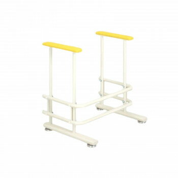 【直送品】高田ベッド製作所 トイレ補助手すり(トイレ立ち座りサポートアイテム) アジャスター付き イエロー TB-1426【お寄せ品、返品キャンセル不可。欠品終売時連絡あり】