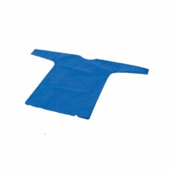 【直送品】高田ベッド製作所 I型感染防護服(不織布製ガウンタイプ) フリーサイズ ブルー TB-1522【お寄..