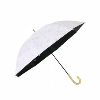 三国 グラスファイバー骨 裏黒コーティング晴雨兼用長傘 スケッチチューリップ ラベンダー S1517878【お寄せ品、返品キャンセル不可。欠品終売時連絡あり】