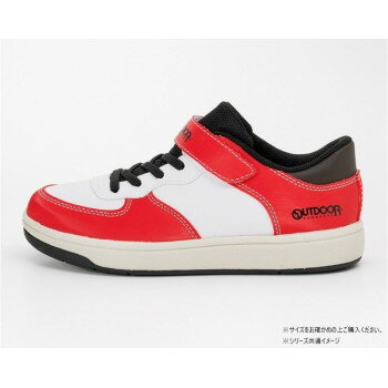 アサヒシューズ アウトドアプロダクツ 201 20.0cm レッド/ホワイト KE77012-【お寄せ品、返品キャンセル不可。欠品終売時連絡あり】