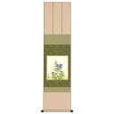 色紙掛・色紙セット 吉井蘭月 桔梗 31×125cm KA2KIC-002【お寄せ品、返品キャンセル不可。欠品終売時連絡あり】