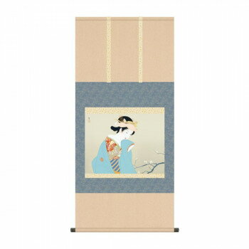 掛軸 上村松園春芳 54.5×115cm KZ2G9-024【お寄せ品、返品キャンセル不可。欠品終売時連絡あり】