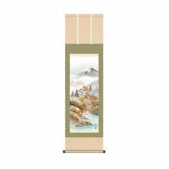 掛軸 中山雪邨豊穣富峰 44.5×164cm KZ2MB4-27C【お寄せ品、返品キャンセル不可。欠品終売時連絡あり】