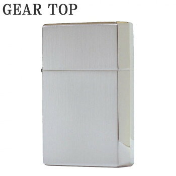 【メール便】 GEAR TOP オイルライター GT1-02 ニッケルサテン【お寄せ品、返品キャンセル不可。欠品終売時連絡あり】