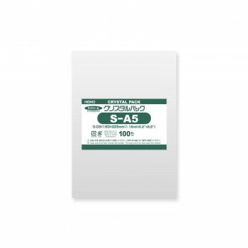 【メール便】 シモジマ HEIKO(ヘイコー) 006740000 クリスタルパック S A5 100枚【お寄せ品、返品キャ..