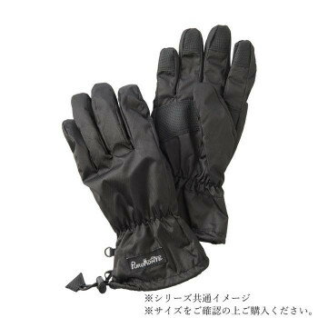 PUROMONTE ライトシェルレイングローブ ブラック L GB064U【お寄せ品、返品キャン...