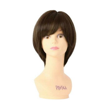 ★プリシラ ミセスオールウィッグ ラウンドカールショートボブ A-114 TDB:耐熱ダークブラウン【お寄せ品、返品キャンセル不可。欠品終売時連絡あり】 ★プリシラ ミセスオールウィッグ ラウンドカールショートボブ A-114 TDB:耐熱ダークブラウン【お寄せ品、返品キャンセル不可。欠品終売時連絡あり】