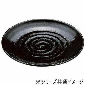 福井クラフト　尺4寸神龍皿盛鉢 黒パール 55004191【お寄せ品、返品キャンセル不可。欠品終売時連絡あり】