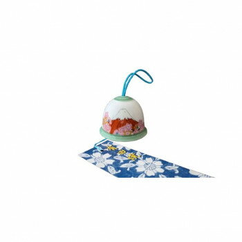 有田焼 風鈴 桜富士(赤)【お寄せ品、返品キャンセル不可。欠品終売時連絡あり】