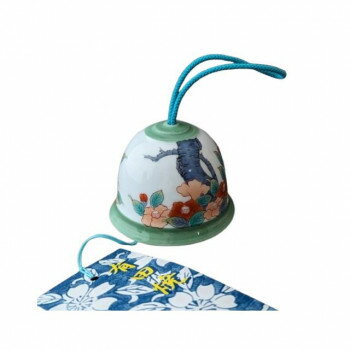 有田焼 風鈴 色鍋島(椿)【お寄せ品、返品キャンセル不可。欠品終売時連絡あり】