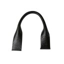 【メール便】 ソウヒロ joint クラフトパーツ ナイロンコーティング持ち手 2本手 約45cm 850/黒 JTM-Y70【お寄せ品、返品キャンセル不可。欠...