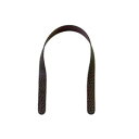 【メール便】 ソウヒロ joint クラフトパーツ 本革エンボスアンチック持ち手 約1.5cm幅×60cm 770/焦茶 JTM-K128【お寄せ品、返品キャン...