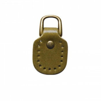 ソウヒロ joint クラフトパーツ 本革アタッチメント 大 AG 約3.2cm×6cm 2個入 755/カーキー JTKA-402【お寄せ品、返品キャンセル不可。欠品終売時連絡あり】