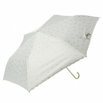 ニフティカラーズ 遮光マイハニーミニ 晴雨兼用日傘 折傘 オフホワイト 2464OF【お寄せ品、返品キャンセル不可。欠品終売時連絡あり】