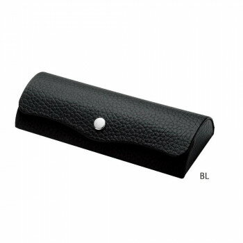 Leather - メガネケース HFD-12　BL・092385【お寄せ品、返品キャンセル不可。欠品終売時連絡あり】