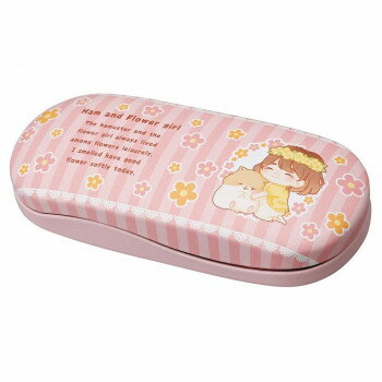 メガネケース SO-77 ハムスターと女の子 097672【お寄せ品、返品キャンセル不可。欠品終売時連絡あり】