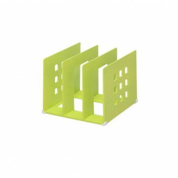 LIHIT LAB.(リヒトラブ)　仕切ラック　L　黄緑　A-7321-6【お寄せ品、返品キャンセル不可。欠品終売時連絡あり】