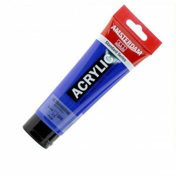 ターレンス アムステルダムアクリリックカラー120ml 504 ウルトラマリン T1709-504 464947【お寄せ品、返品キャンセル不可。欠品終売時連絡あり】