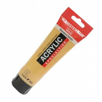 ターレンス アムステルダムアクリリックカラー120ml 802 ライトゴールド T1709-802 498353【お寄せ品、返品キャンセル不可。欠品終売時連絡あり】