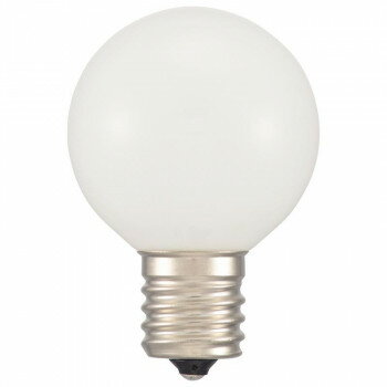 OHM LEDミニボール球裝飾用 G40/E17/1.2W/68lm/電球色 LDG1L-H-E17 13【お寄せ品、返品キャンセル不可。欠品終売時(shí)連絡(luò)あり】